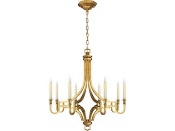 MYKONOS MEDIUM - Brass chandelier by Visual Comfort Europe - view 2